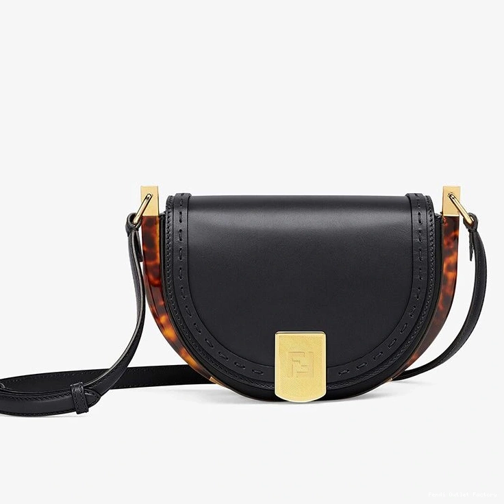 HOT Moonlight Logo In Bag Fendi Leather Calf ROMA Black 0731